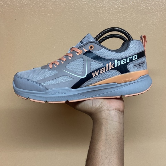 Walk Hero Women's Arch Support Wide Toe Box Sneakers - Picture 3 of 17